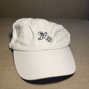 White 100 percent cotton space man dad hat